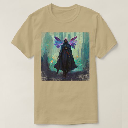 Fantasy Gothic Witch Fea Faery Mage Woods Fairy Ma T-shirt (Design voorkant)