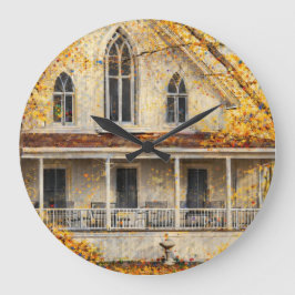 Fantasy Gotische Revival Timmerman Huis Wandklok