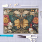 Fantasy Gotische Tuin Collage Decoupage Mot Tissuepapier (Craft)