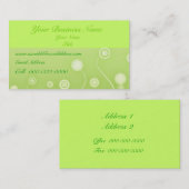 Fantasy Green Visitekaartje (Voorkant / Achterkant)