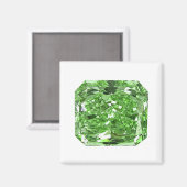 Fantasy groene diamant magneet (Voorkant / Achterkant)