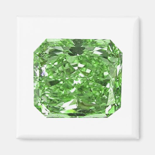Fantasy groene diamant magneet (Voorkant)