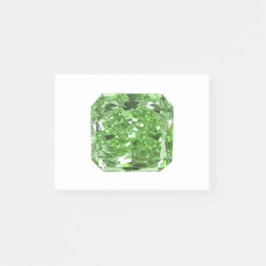 Fantasy groene diamant post-it® notes (Voorkant)