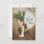 Fantasy Guitar-boom Bedankkaart (Voorkant)