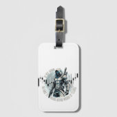 Fantasy handelsontwerp | Cyberpunk | Persoonlijke Bagagelabel (Voorkant (verticaal))