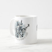Fantasy handelsontwerp | Cyberpunk | Persoonlijke Koffiemok (Voorkant links)
