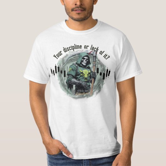 Fantasy handelsontwerp | Grim Reaper | motivatie T-shirt (Voorkant)