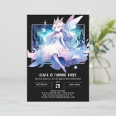 Fantasy Happy Fairy Verjaardag Kaart (Staand voorkant)