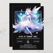 Fantasy Happy Fairy Verjaardag Kaart (Voorkant / Achterkant)