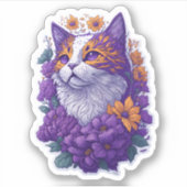 Fantasy harige vrienden: Studio Ghibli stijl Sticker (Voorkant)