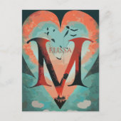  Fantasy Hart Briefkaart (Voorkant)