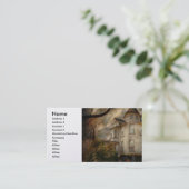 Fantasy - Haunted - The Caretakers House Visitekaartje (Staand voorkant)