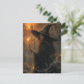 Fantasy Heks Briefkaart (Staand voorkant)
