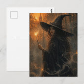 Fantasy Heks Briefkaart (Voorkant / Achterkant)