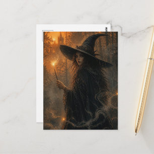 Fantasy Heks Briefkaart