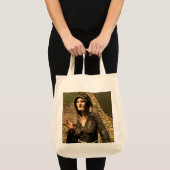 Fantasy Heks Middeleeuws Dorp Halloween Tote Bag (Voorkant (product))