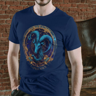 Fantasy Hemelse Zodiac Symbool Steenbok Verjaardag T-shirt