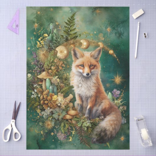 Fantasy Hemelvos Kunst Collage Decoupage Tissuepapier (Craft)