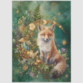 Fantasy Hemelvos Kunst Collage Decoupage Tissuepapier (Voorkant)