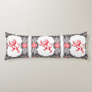 Fantasy Heraldry Lion Lijst op Lichaamskussen