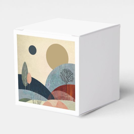 Fantasy Hills Landschap Bedankdoosjes (Voorkant Zijde)