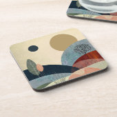 Fantasy Hills Landschap Bier Onderzetter (Linkerzijde)