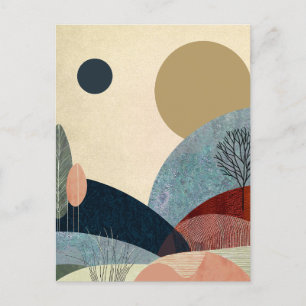 Fantasy Hills Landschap Briefkaart