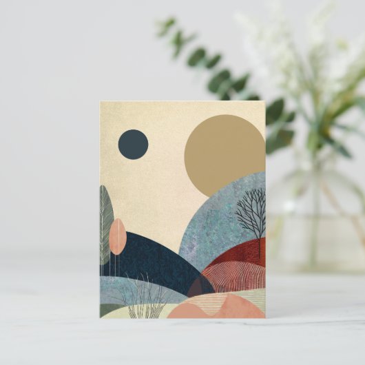 Fantasy Hills Landschap Briefkaart (Staand voorkant)