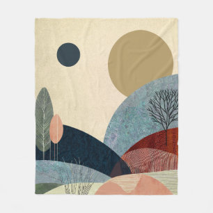 Fantasy Hills Landschap Fleece Deken