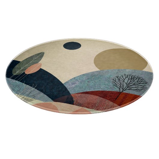 Fantasy Hills Landschap Snijplank (Hoek)