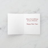 Fantasy Holidays Card Bedankkaart (Binnen)