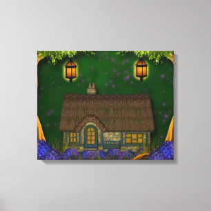 Fantasy Home Wrapped Canvas Afdruk