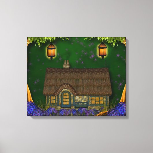 Fantasy Home Wrapped Canvas Afdruk (Voorkant)