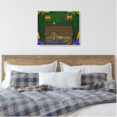 Fantasy Home Wrapped Canvas Afdruk (Insitu (Slaapkamer))