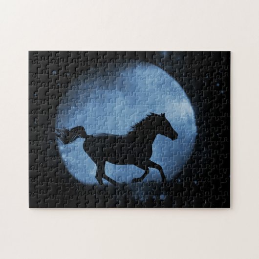 Fantasy Horse en Moon Legpuzzel (Horizontaal)