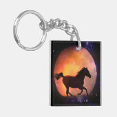 Fantasy Horse en Moon Sleutelhanger (Voorkant Links)