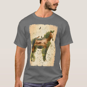 Fantasy Horse Natuur Mystical Animal girl T-shirt