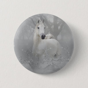 Fantasy Horse Ronde Button 5,7 Cm