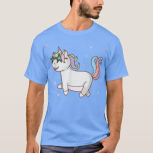 Fantasy Horse Unicorn met Star Glasses T-shirt