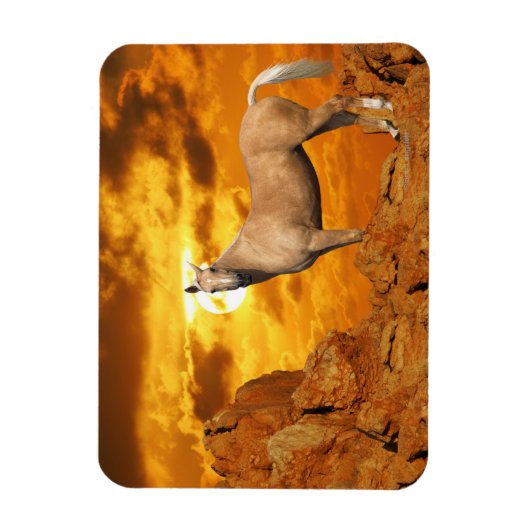 Fantasy Horses: Berg Magneet (Verticaal)