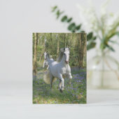 Fantasy Horses: Bluebell Wood Briefkaart (Staand voorkant)