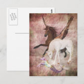 Fantasy Horses Briefkaart (Voorkant / Achterkant)
