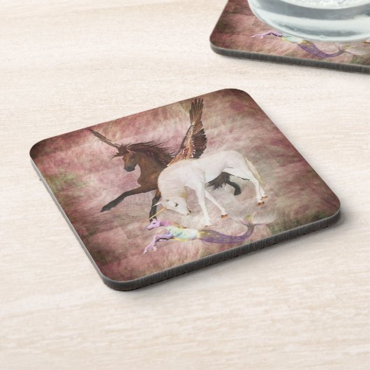 Fantasy Horses Drankjes Onderzetter (Linkerzijde)