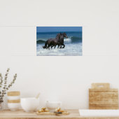 Fantasy Horses: Friesians & Zee Poster (Keuken)