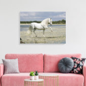 Fantasy Horses: Heer van het meer Canvas Afdruk (Insitu (Woonkamer))