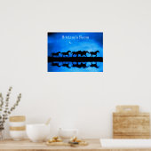 Fantasy Horses met Aanpassing Poster (Keuken)