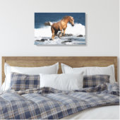 Fantasy Horses: Summer Splash Canvas Afdruk (Insitu (Slaapkamer))