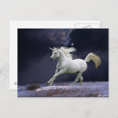 Fantasy Horses: Unicorn Briefkaart (Voorkant / Achterkant)