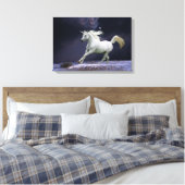 Fantasy Horses: Unicorn Canvas Afdruk (Insitu (Slaapkamer))