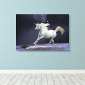 Fantasy Horses: Unicorn Canvas Afdruk (Insitu (Houten vloer))
